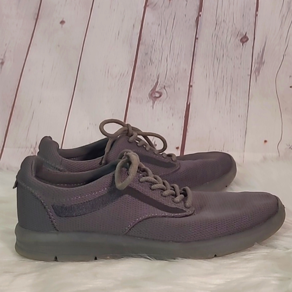 VANS 1.5 MONO LIGHT PEWTER GREY ULTRACUSH LITE SNEAKERS SHOES WOMENS SIZE 8 - Picture 12 of 17